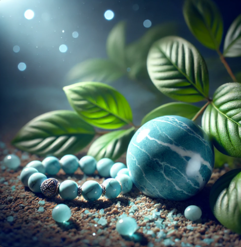 Minerál modrý howlit - Dárky pro ženu